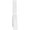 Ekena Millwork Archdale Architectural Grade PVC Gable Bracket, 48"W x 30"H x 4"D x 4"F, 15/12 Pitch GBP048X30X0404ARC00 - alternate 5